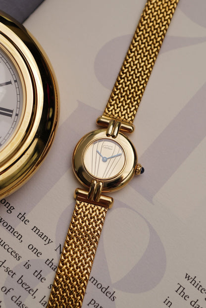 Cartier Colisee "Golden Mesh" Quartz Circa. 1980s