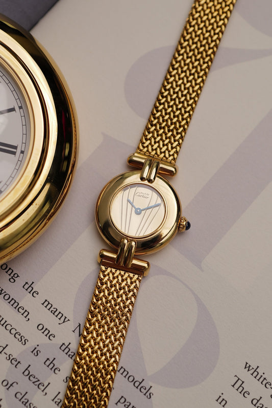 Cartier Colisee "Golden Mesh" Quartz Circa. 1980s