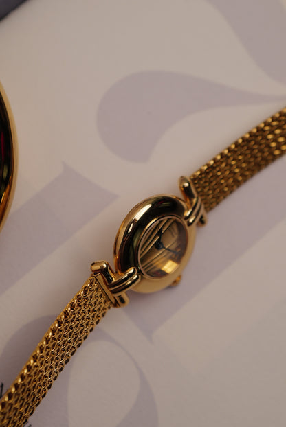 Cartier Colisee "Golden Mesh" Quartz Circa. 1980s