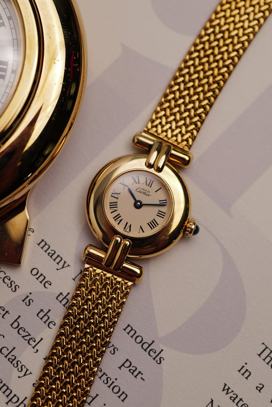 Cartier Colisee "Classic Mesh" Quartz Circa. 1980s