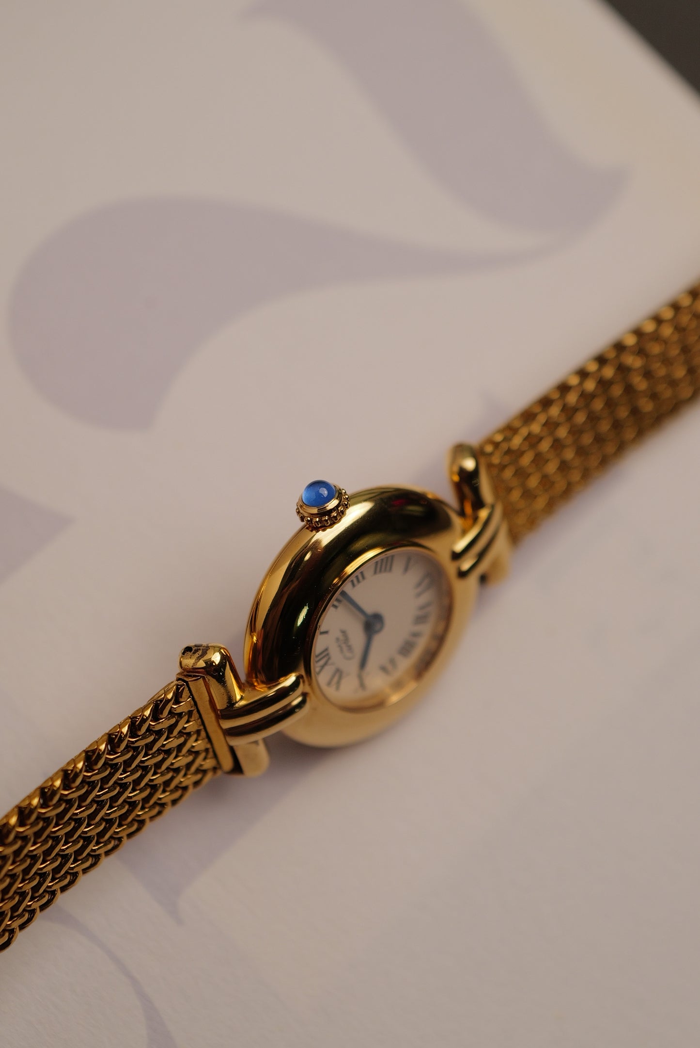 Cartier Colisee "Classic Mesh" Quartz Circa. 1980s