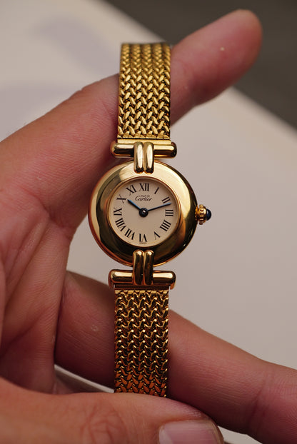 Cartier Colisee "Classic Mesh" Quartz Circa. 1980s