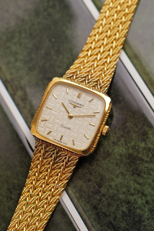 Longines Integrated Bracelet "Circuit Dial" Circa. 1980s