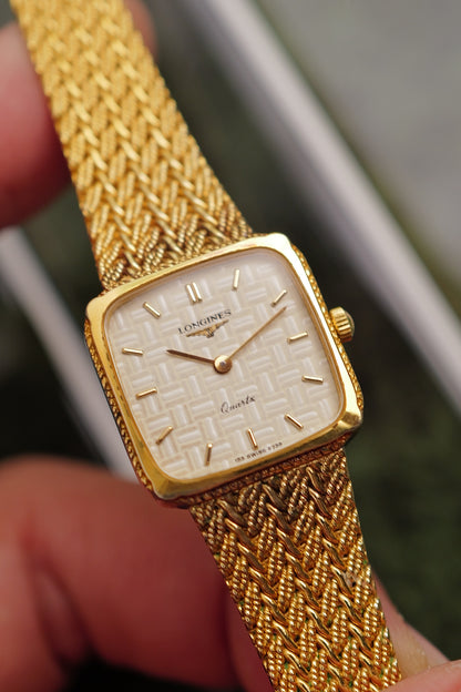 Longines Integrated Bracelet "Circuit Dial" Circa. 1980s