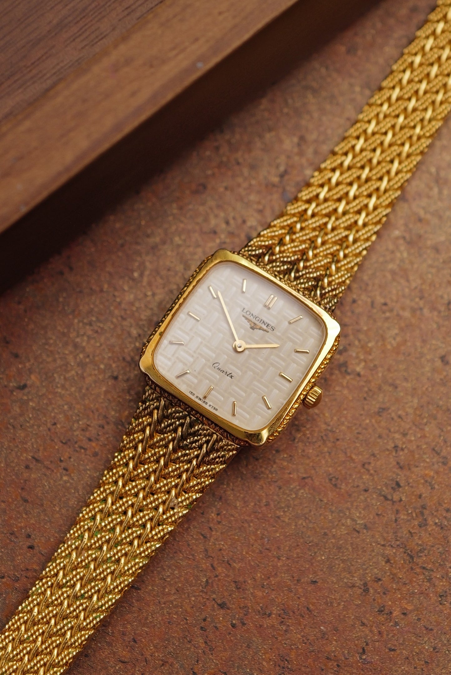 Longines Integrated Bracelet "Circuit Dial" Circa. 1980s