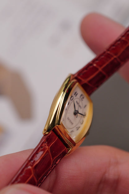 Seiko Exceline "Tonneau Guilloche" Circa. 1993