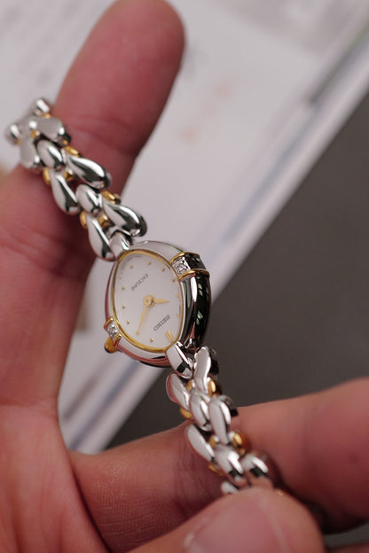 Seiko Exceline Mother of Pearl dial Tear-drop Bracelet Circa.1997