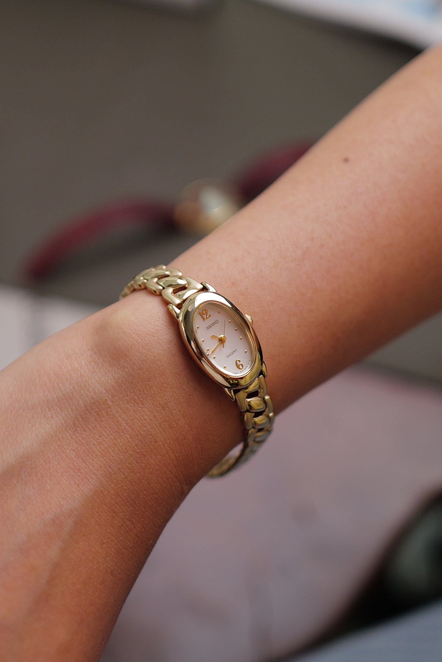 Seiko Mini Baignoire on integrated Bracelet Circa.1997