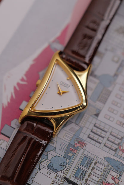 Citizen "Asymetrique" triangular Circa. 1980s