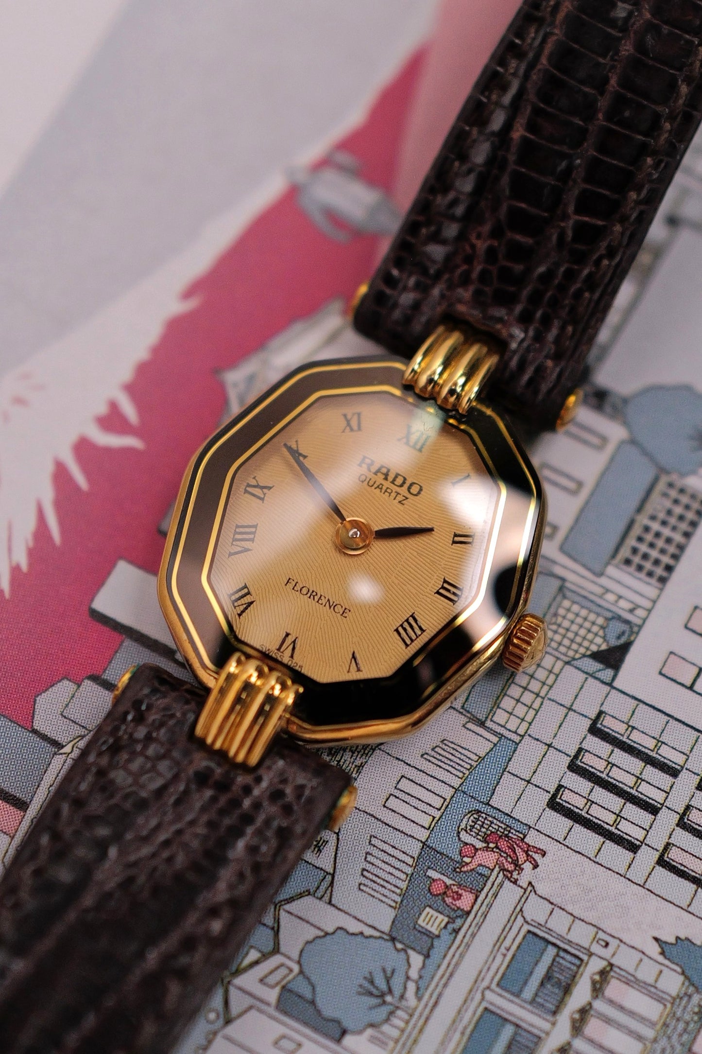 Rado Quartz Florence "Art Deco" Circa. 1990s