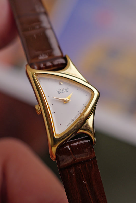 Citizen "Asymetrique" triangular Circa. 1980s