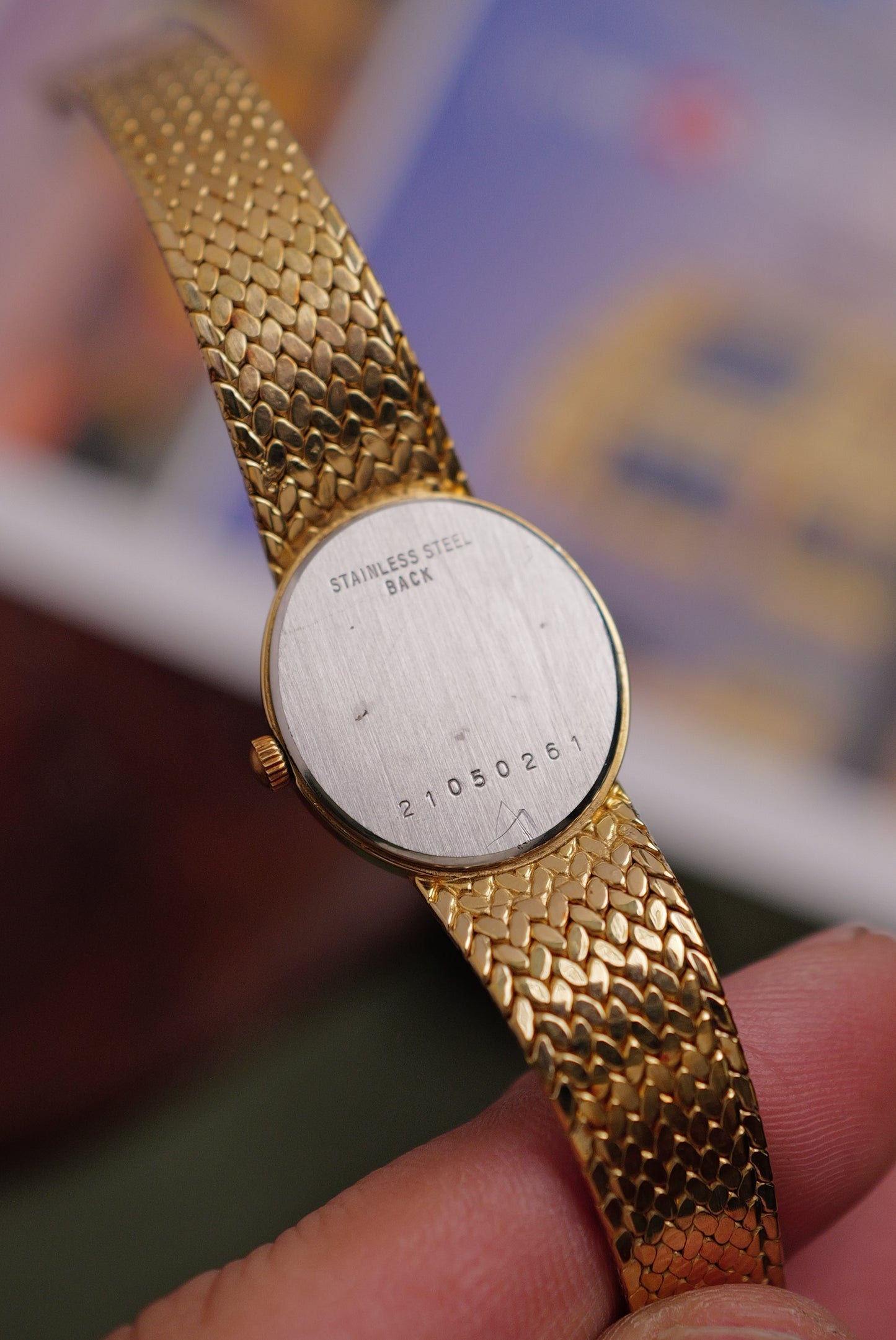 Longines Mini Oval integrated Bracelet Circa. 1990s