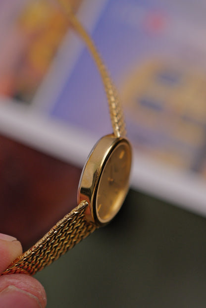 Longines Mini Oval integrated Bracelet Circa. 1990s