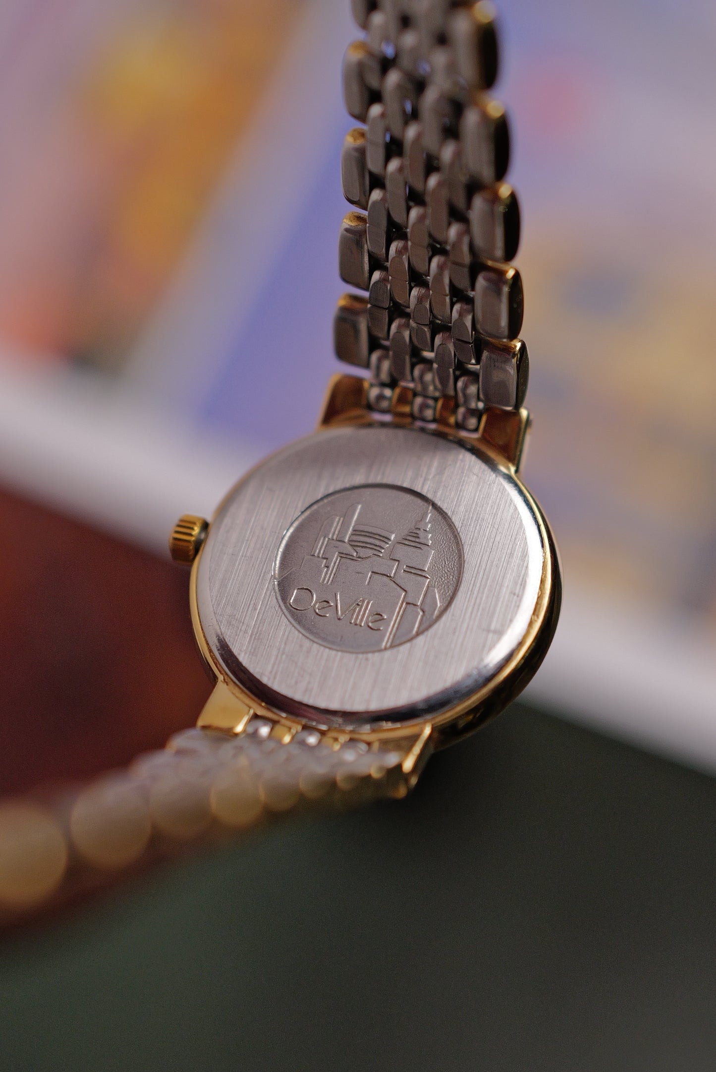Ladies Omega De-ville "Multi-link 2 tone" Circa. 1991