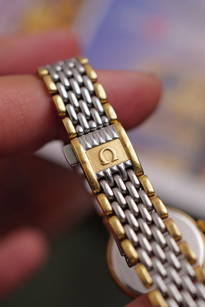 Ladies Omega De-ville "Multi-link 2 tone" Circa. 1991