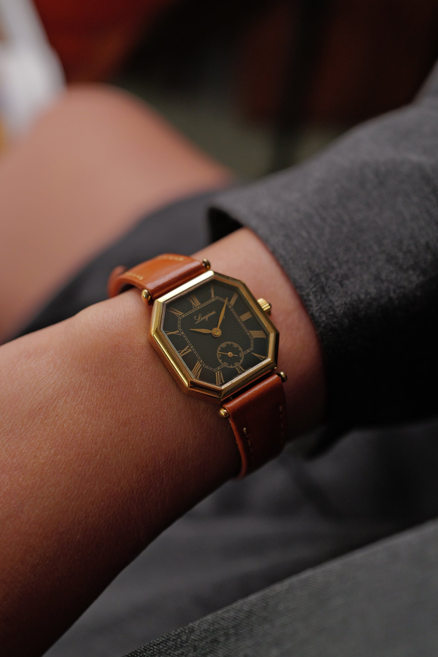 Longines "Octa Mini Roman" Ref. 3209 Circa. 1970s