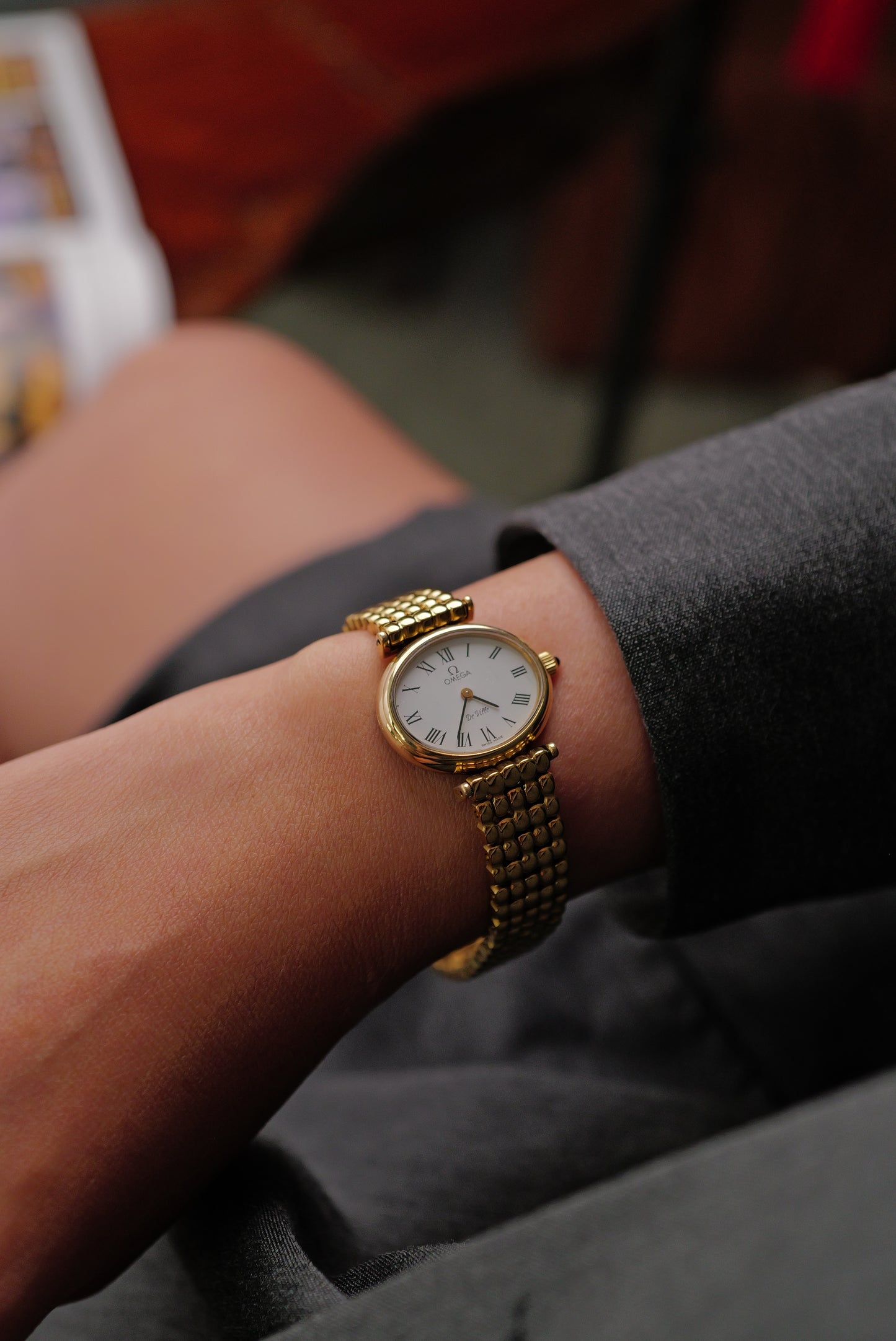 Omega De-ville Oval w/ Custom bracelet circa. 1980s