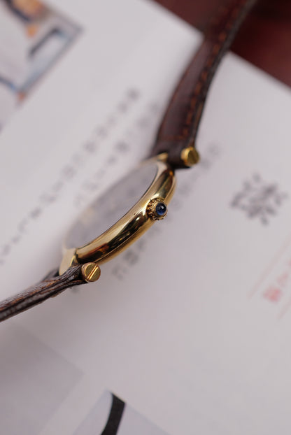 Cartier Vendome "wood grain Spider " Lacquer SM Full set
