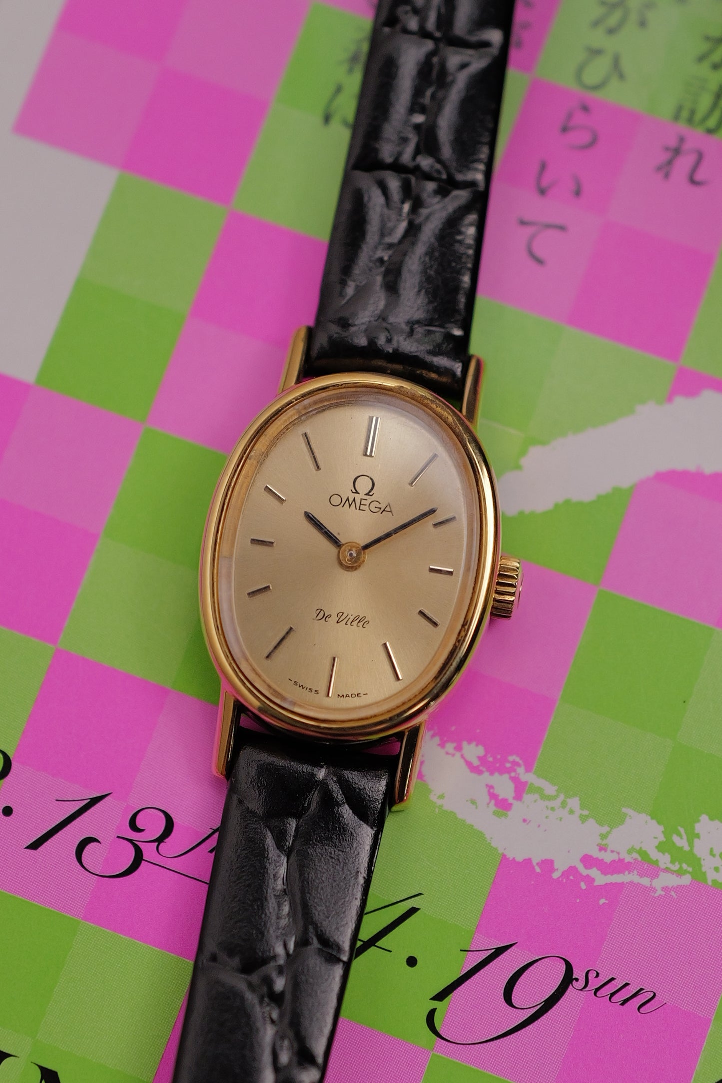 Ladies' Omega Mini Ellipse De-ville ref 511.0553 w/ original buckle
