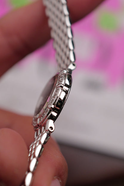 Seiko Exceline "Diamond petals" Mother of pearl circa. 1990