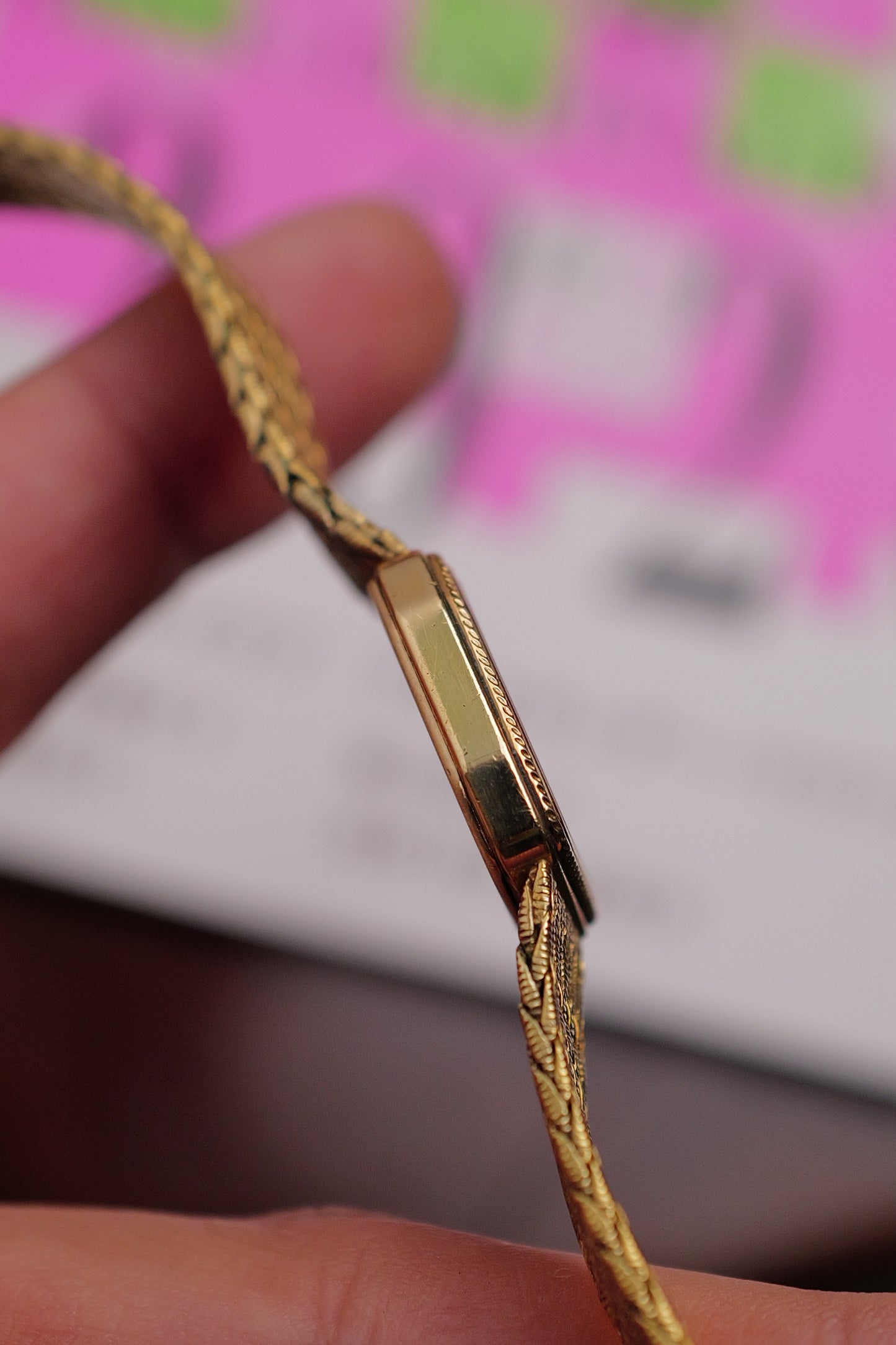 Omega De-ville integrated Bracelet "sunburst" Circa. 1980s