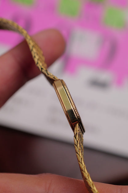 Omega De-ville integrated Bracelet "sunburst" Circa. 1980s