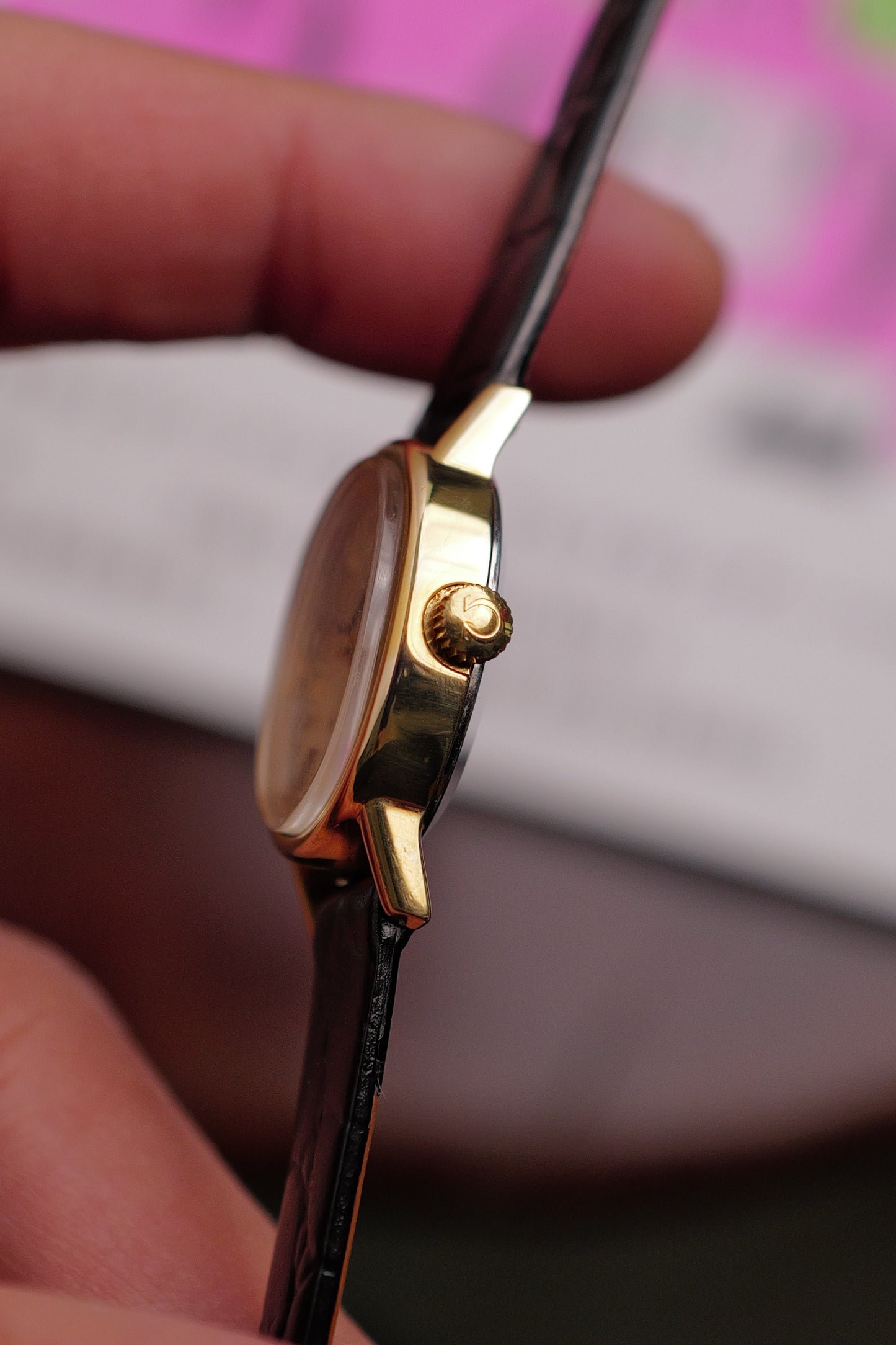 Ladies' Omega Mini Ellipse De-ville ref 511.0553 w/ original buckle