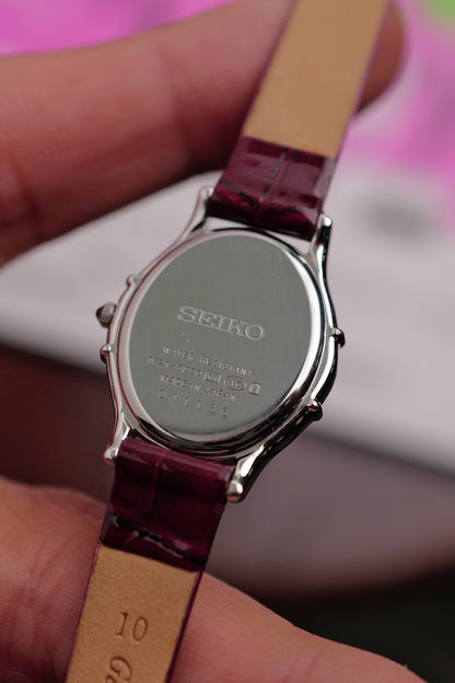 Seiko Exceline Mother of Pearl Diamond Bezel Circa. 1992