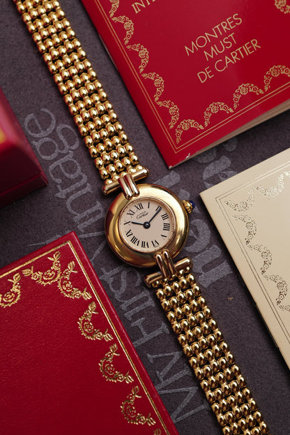 Cartier Colisee "Classic" Quartz Full Set Circa. 1980s