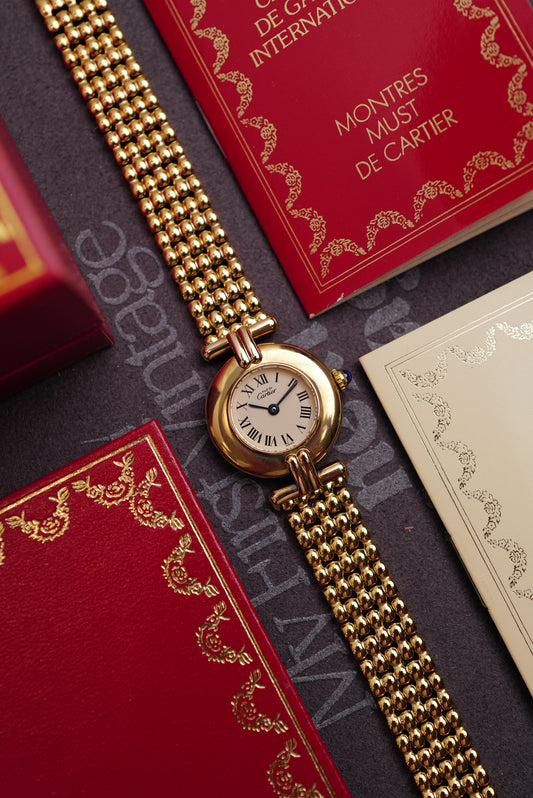Cartier Colisee "Classic" Quartz Full Set Circa. 1980s