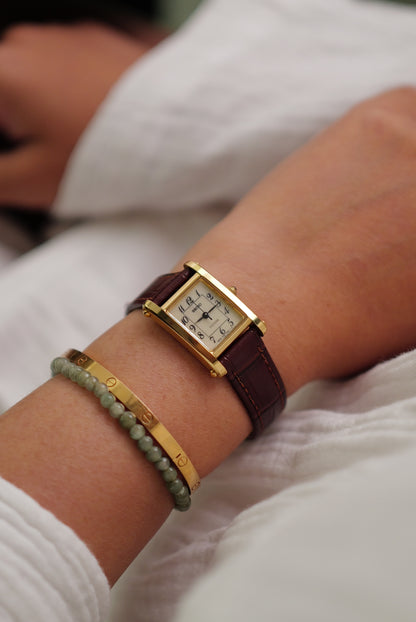 Seiko Exceline "Tank Normale" Mother of Pearl Circa. 1995