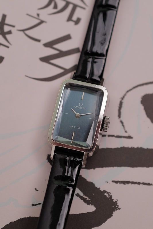 Omega De-ville "Andrew Grima" in steel Circa. 1970s