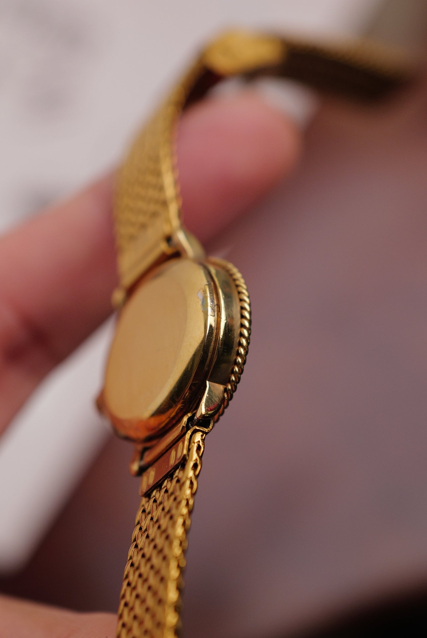 Longines Oval Bead Bezel w/ custom bracelet Circa. 1970s