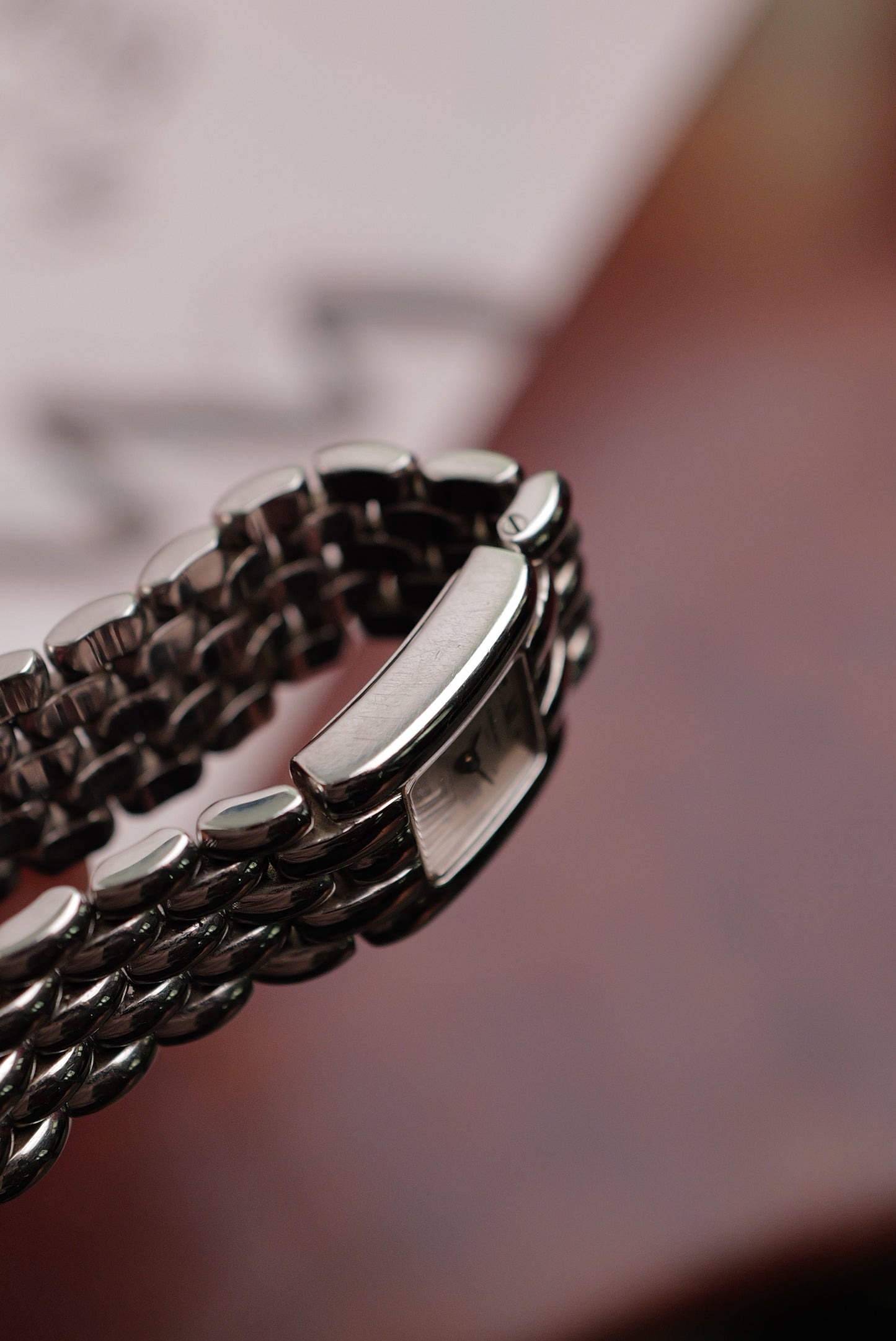 Chaumet Khesis Bracelet "Brushed silver dial" Circa. 2000s