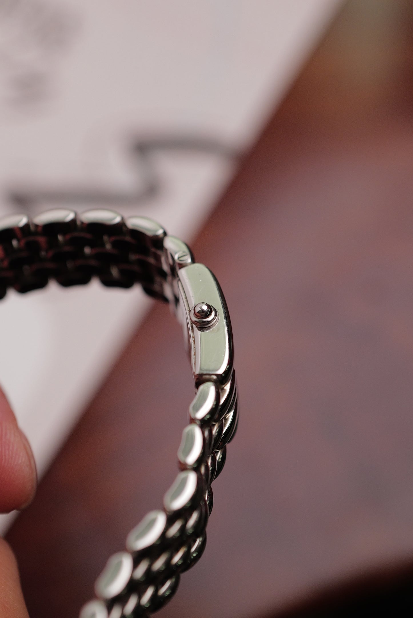 Chaumet Khesis Bracelet "Brushed silver dial" Circa. 2000s