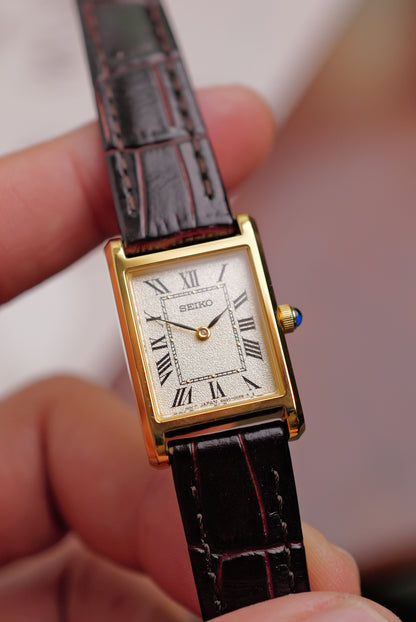 Seiko Tank Nano Universe w/ original box and papers