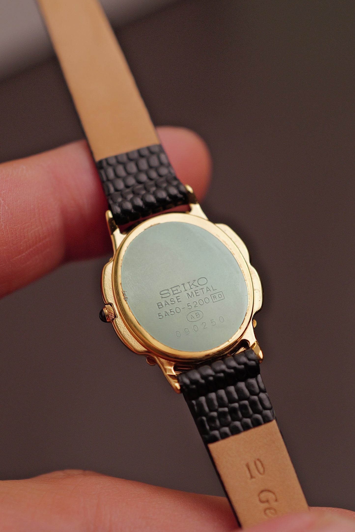 Seiko "Mother of pearl Floral" Diamonds Circa. 1990