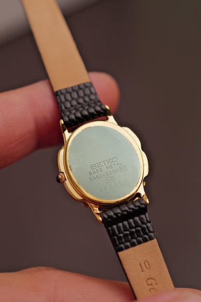 Seiko "Mother of pearl Floral" Diamonds Circa. 1990