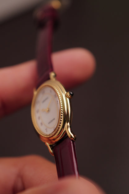 Seiko Exceline Mother of Pearl with beaded bezel Circa. 1992