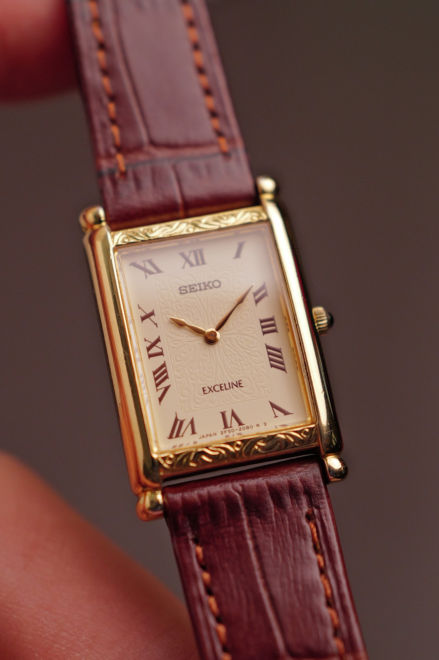 Seiko Exceline Tank "Engraved" Circa. 1992