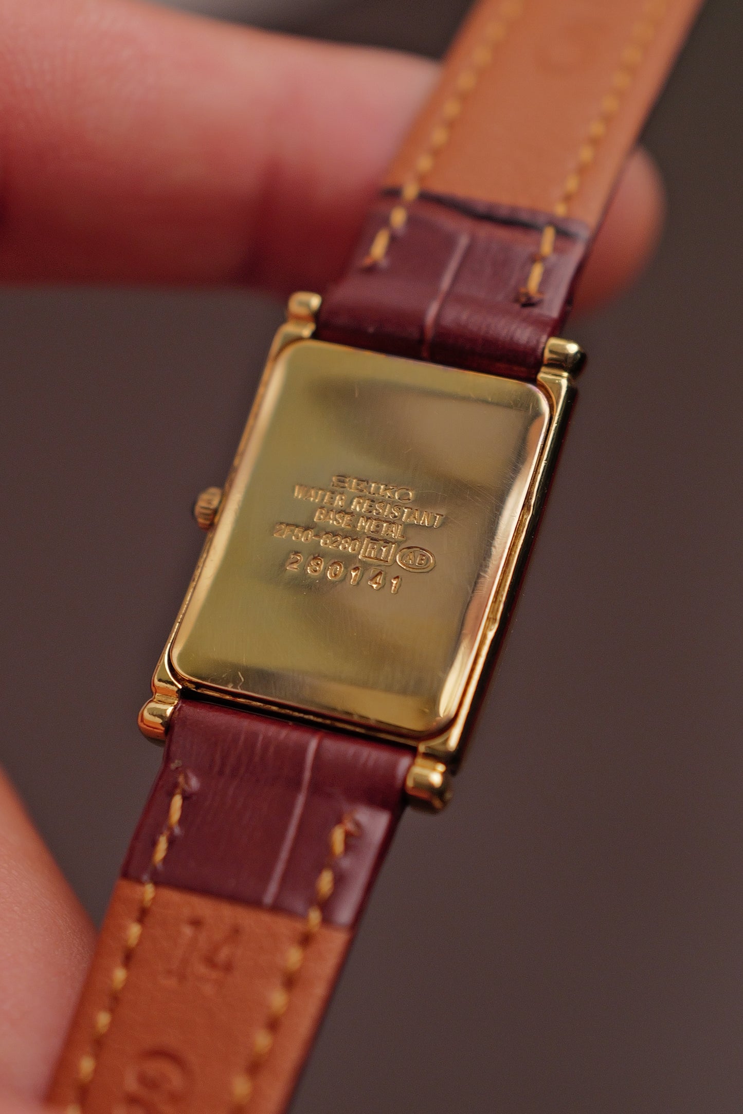 Seiko Exceline Tank "Engraved" Circa. 1992