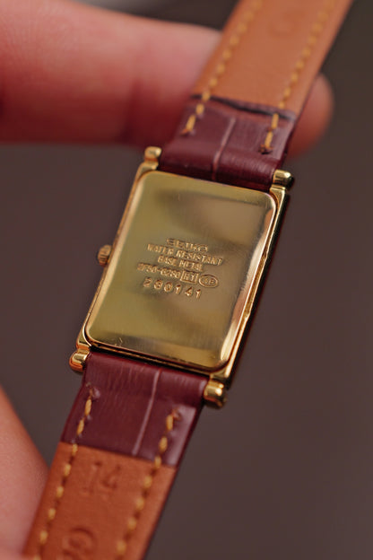 Seiko Exceline Tank "Engraved" Circa. 1992