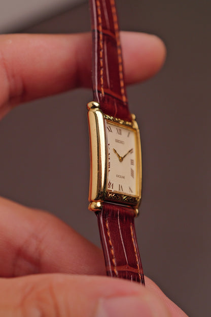 Seiko Exceline Tank "Engraved" Circa. 1992