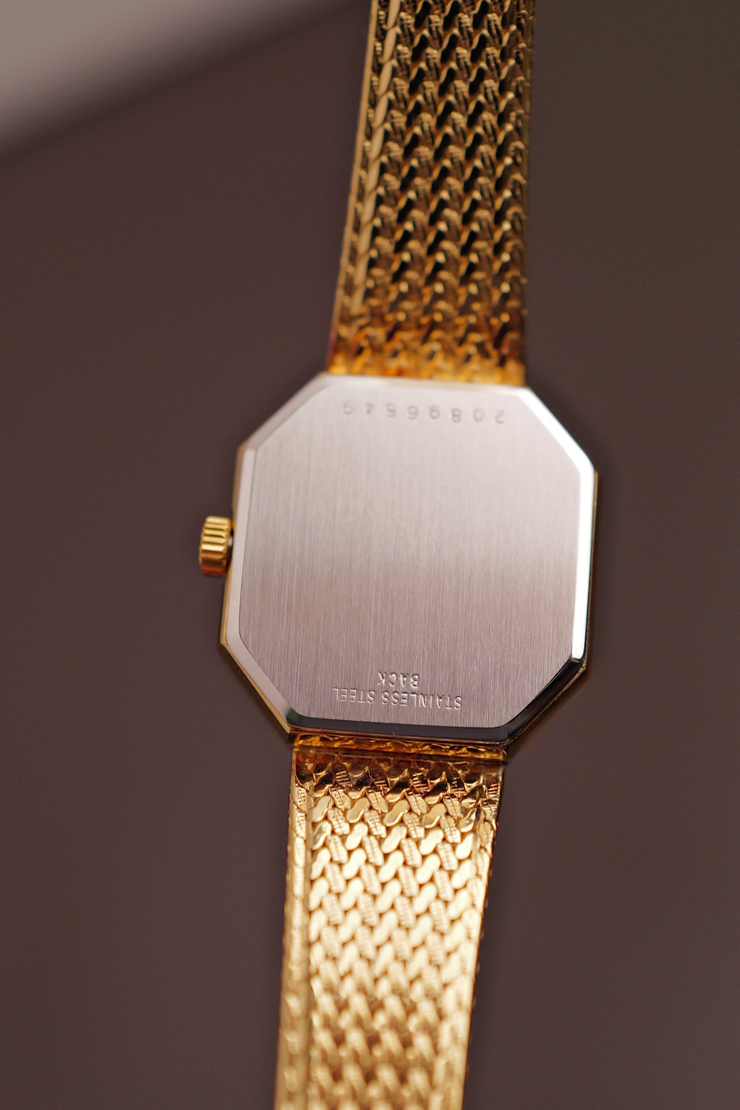 Longines "Octa"Ladies integrated bracelet w/ original box Circa. 1970s