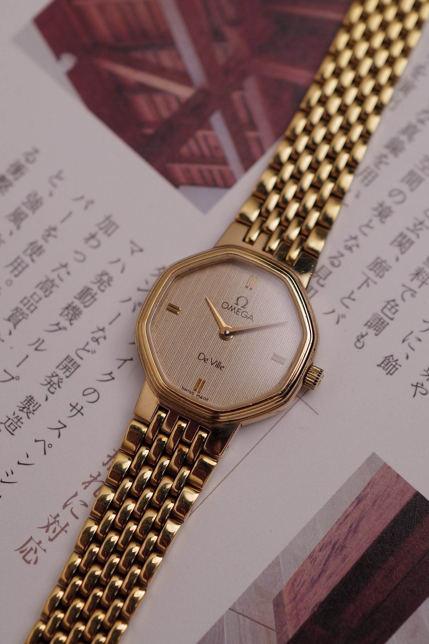 Omega De-ville "Octa Linen" Circa. 1980s