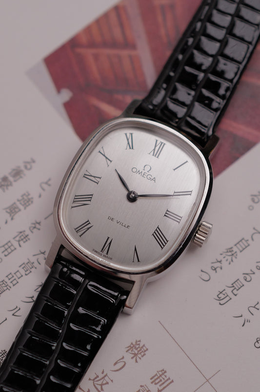Omega Ellipse "Brushed Silver" Circa. 1970s