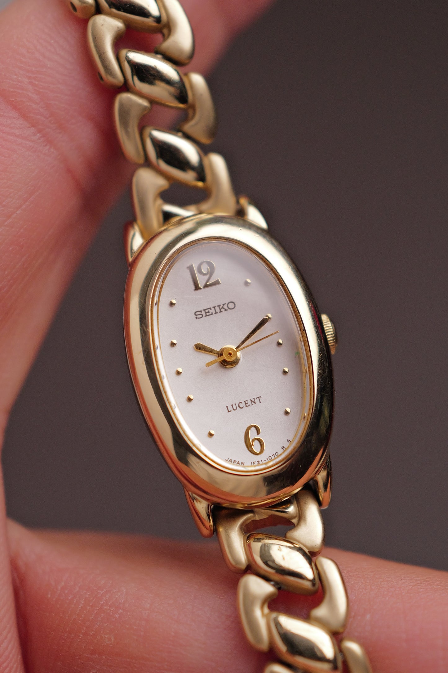 Seiko Mini Baignoire on integrated Bracelet Circa.1997