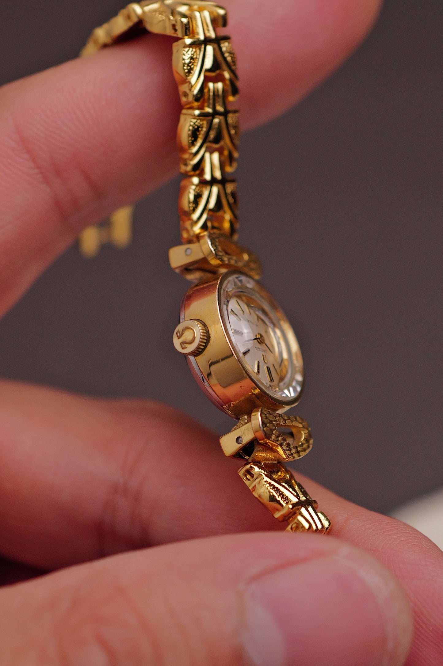 Omega Cocktail Art-deco w/ custom bracelet Circa. 1970s