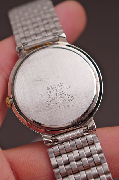 Seiko "Guilloche" Sunburst Blue Circa. 1998