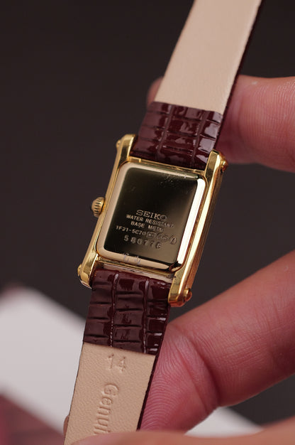 Seiko Exceline "Tank Normale" Mother of Pearl Circa. 1995